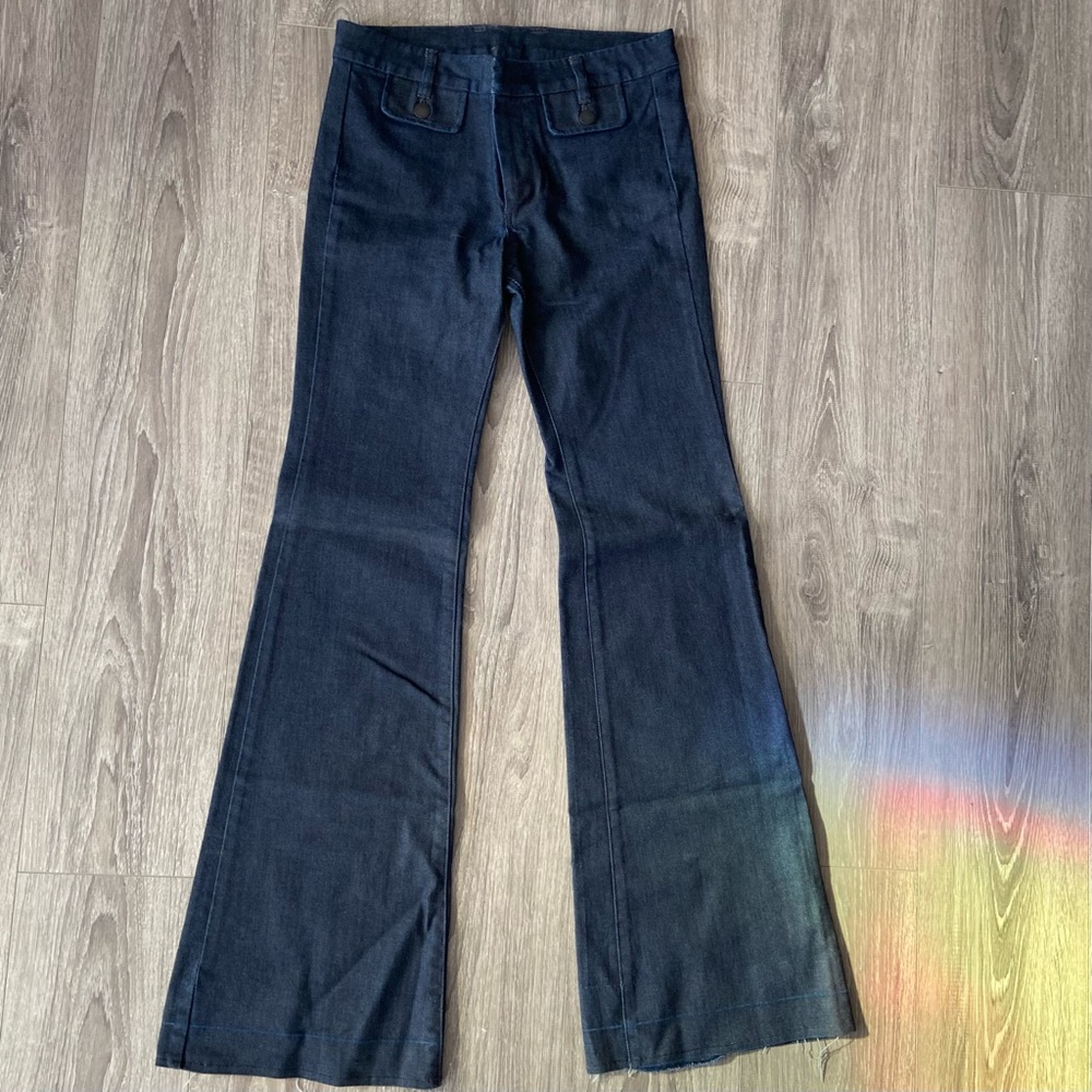 Uniqlo bell bottom jeans